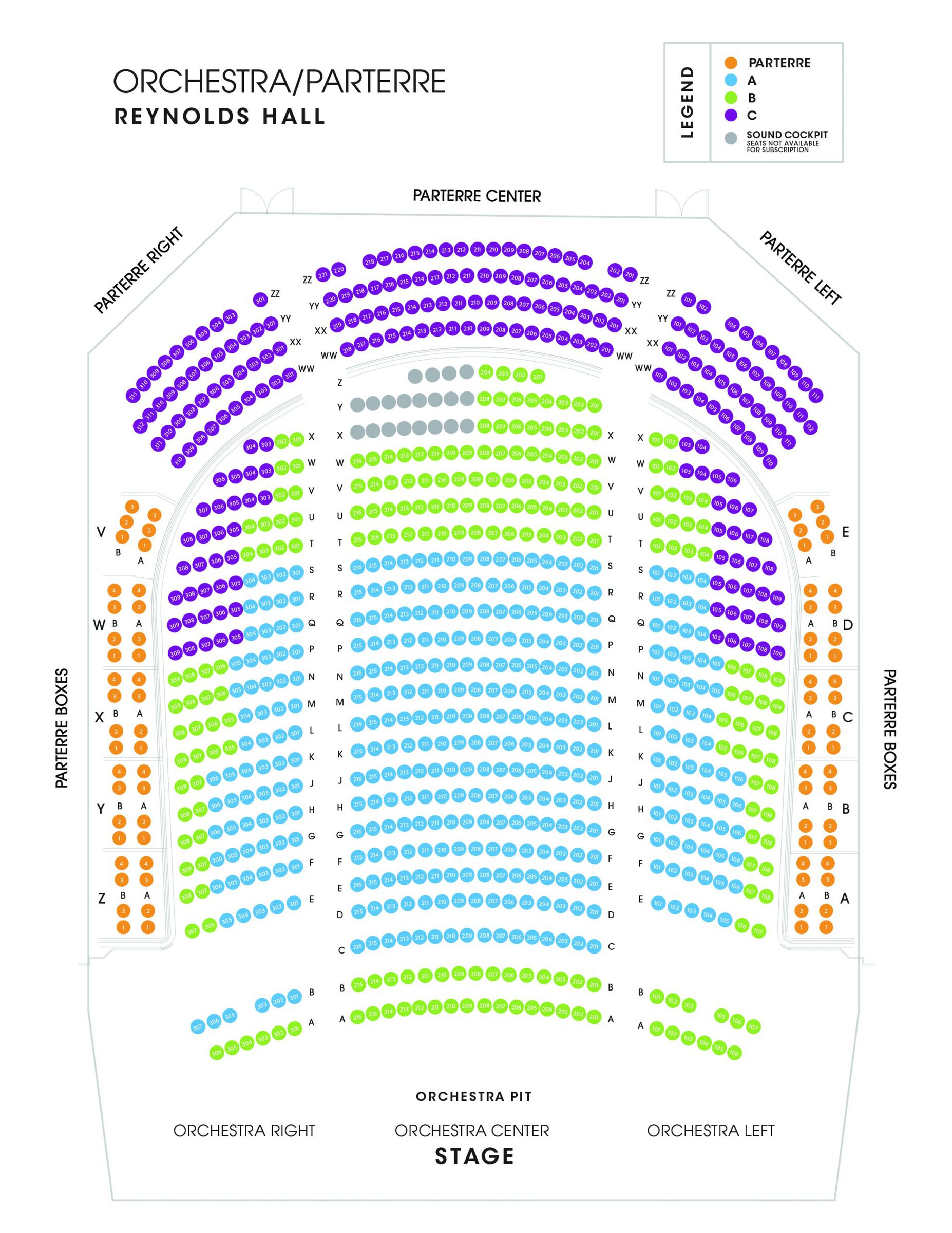 Seating Charts  The Smith Center Las Vegas